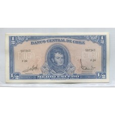 CHILE 0,50 ESCUDO BILLETE SIN CIRCULAR, UNC